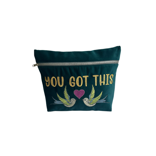 Blue Velvet Loved Pouch